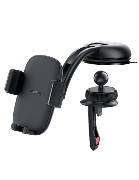 
Automobilio telefono laikiklis kabinai ir orlaidei, juodas
