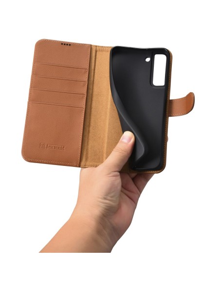 Odinis piniginės dėklas, skirtas Galaxy S22+ Brown
 
Odinis piniginės dėklas, skirtas Galaxy S22+ Brown