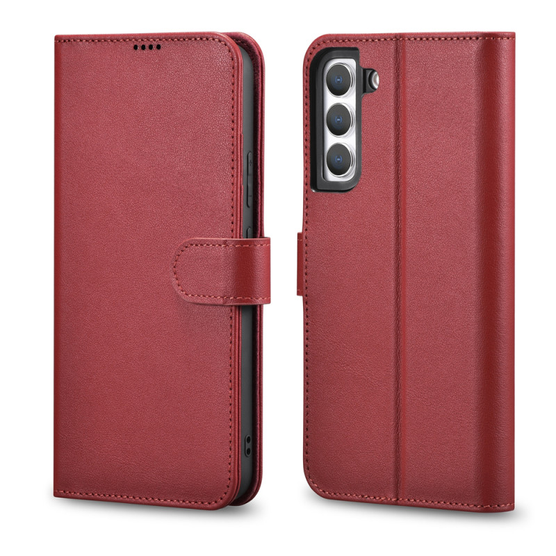 
Odinis piniginės dėklas, skirtas Galaxy S22+, bordo spalvos
