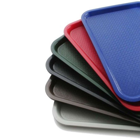 Greito maisto polipropileno padėklas 35x45cm - juodas