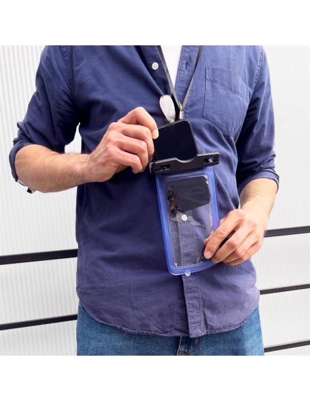 Neperšlampamas piniginės dėklas 6,7" telefonui su rausva raišteliu
 
Neperšlampamas piniginės dėklas 6,7" telefonui su rausva raišteliu