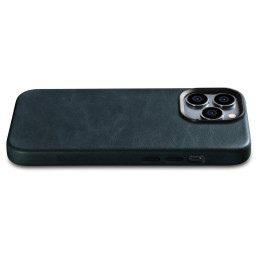 
„iPhone 14 Pro“ magnetinis odinis dėklas su „MagSafe Oil Wax Premium“ odiniu dėklu tamsiai mėlynas
