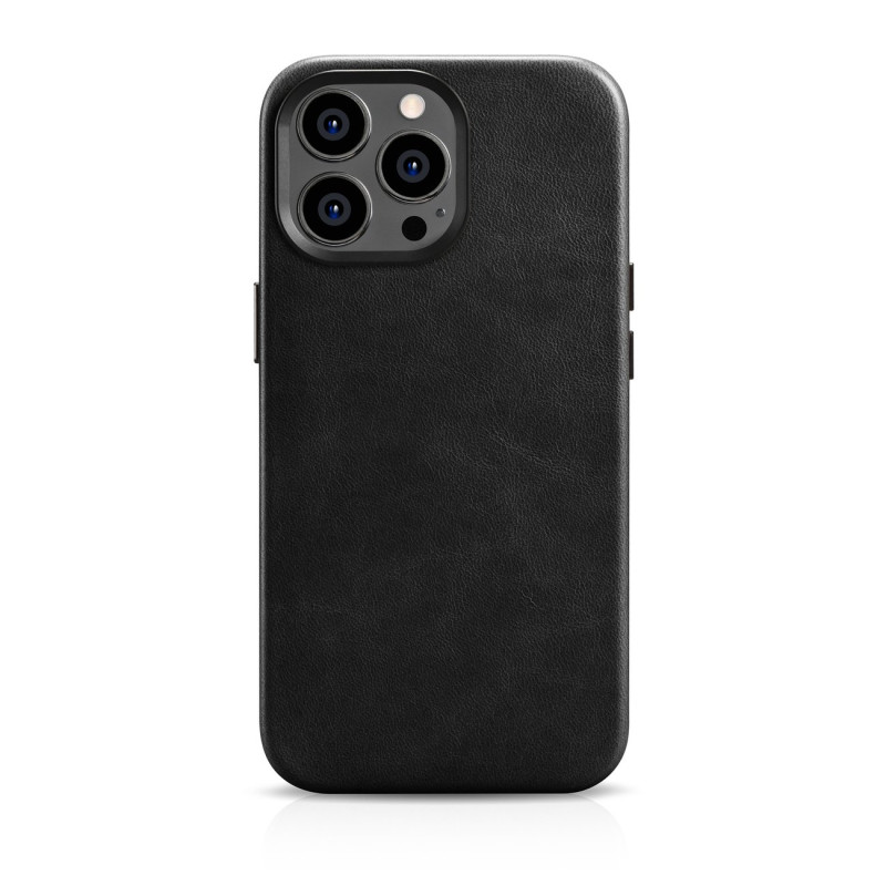 
„iPhone 14 Pro Max“ magnetinis odinis dėklas su „MagSafe Oil Wax Premium“ odiniu dėklu, juodu
