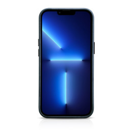 
„iPhone 14 Pro Max“ magnetinis odinis dėklas su „MagSafe Oil Wax Premium“ odiniu dėklu tamsiai mėlynas
