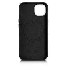 
Natūralios odos dėklas iPhone 14 MagSafe Case Oda, juodas dangtelis
