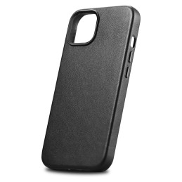 
Natūralios odos dėklas iPhone 14 MagSafe Case Oda, juodas dangtelis
