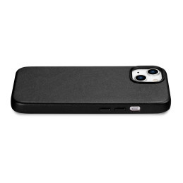 
Natūralios odos dėklas iPhone 14 MagSafe Case Oda, juodas dangtelis
