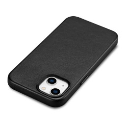 
Natūralios odos dėklas iPhone 14 MagSafe Case Oda, juodas dangtelis
