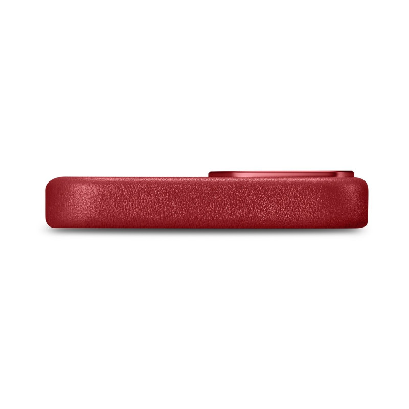 Natūralios odos dėklas iPhone 14 MagSafe Case Oda, bordo spalvos dangtelis