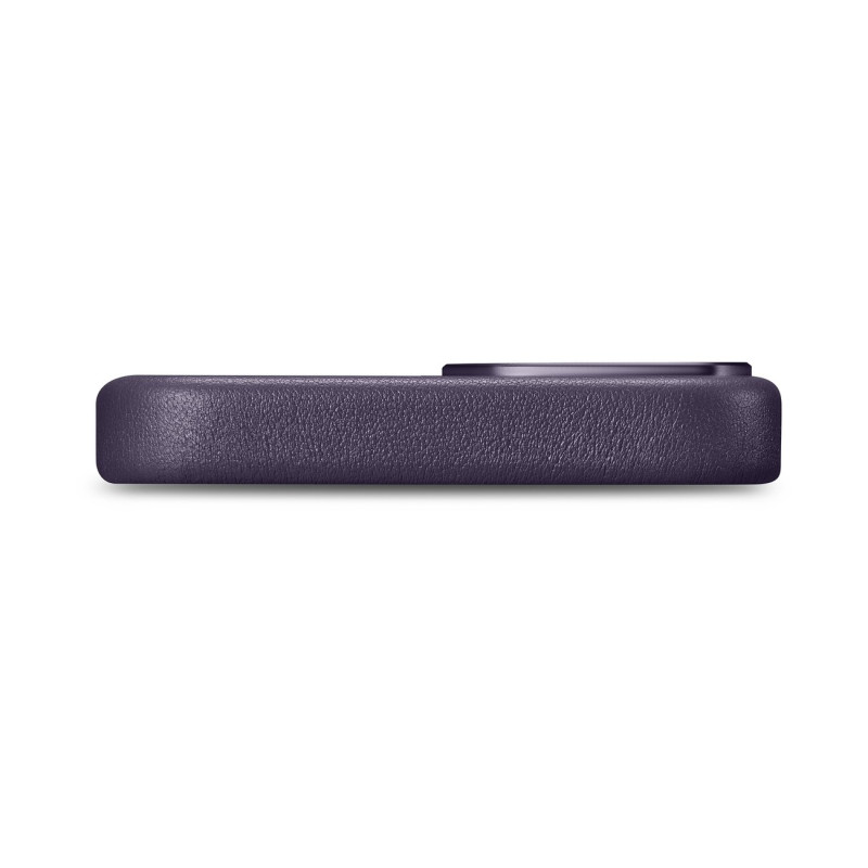 Natūralios odos dėklas iPhone 14 MagSafe Case Oda, violetinis dangtelis