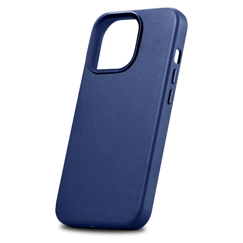 Natūralios odos dėklo dangtelis iPhone 14 Pro MagSafe Case Oda mėlyna