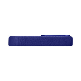 
„iPhone 14 Pro“ magnetinis odinis dėklas su „MagSafe Litchi Premium Leather Case“ tamsiai mėlynu dėklu
