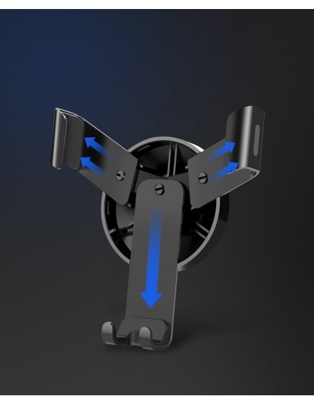 Gravitacinis automobilio laikiklis orlaidei sidabrinis