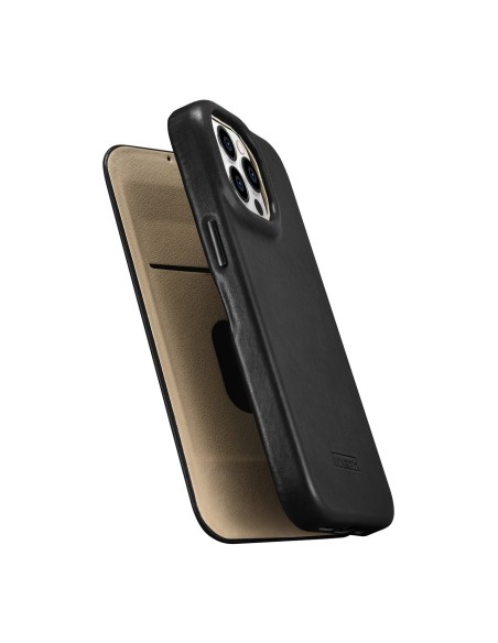 „iPhone 14 Pro“ magnetinis atverčiamas dėklas „MagSafe CE Oil Wax Premium Leather Black“.
 
„iPhone 14 Pro“ magnetinis atverčiamas dėklas „MagSafe CE Oil Wax Premium Leather Black“.