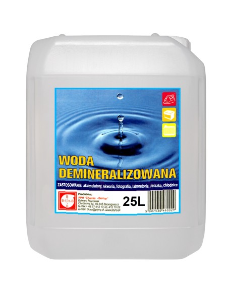 Demineralizuotas distiliuotas vanduo 25L Demineralizuotas distiliuotas vanduo 25L