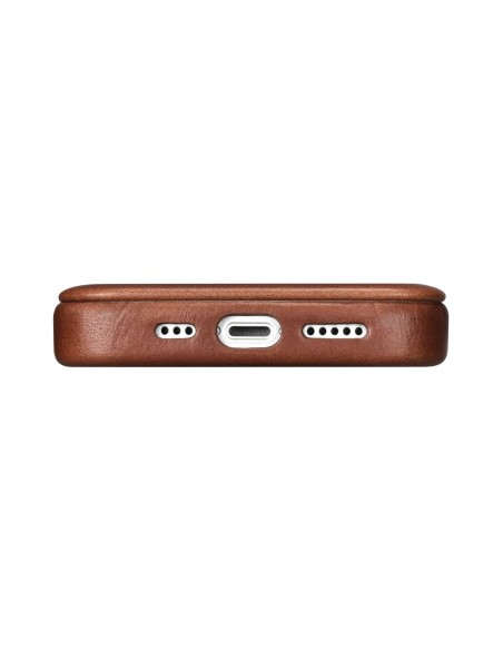 „iPhone 14 Plus“ magnetinis atverčiamas odinis dėklas „MagSafe CE Oil Wax Premium Leather Brown“.
 
„iPhone 14 Plus“ magnetinis atverčiamas odinis dėklas „MagSafe CE Oil Wax Premium Leather Brown“.