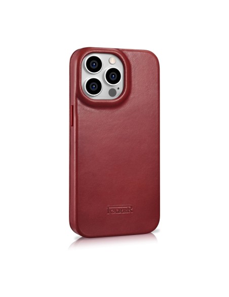 „iPhone 14 Pro Max“ odinis dėklas su apverčiamu magnetiniu „MagSafe CE“ alyvos vašku „Premium Leather Burgundy“
 
„iPhone 14 Pro Max“ odinis dėklas su apverčiamu magnetiniu „MagSafe CE“ alyvos vašku „Premium Leather Burgundy“