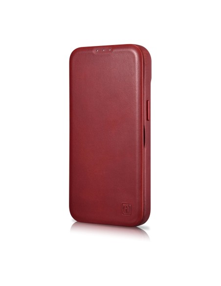 „iPhone 14 Pro Max“ odinis dėklas su apverčiamu magnetiniu „MagSafe CE“ alyvos vašku „Premium Leather Burgundy“
 
„iPhone 14 Pro Max“ odinis dėklas su apverčiamu magnetiniu „MagSafe CE“ alyvos vašku „Premium Leather Burgundy“