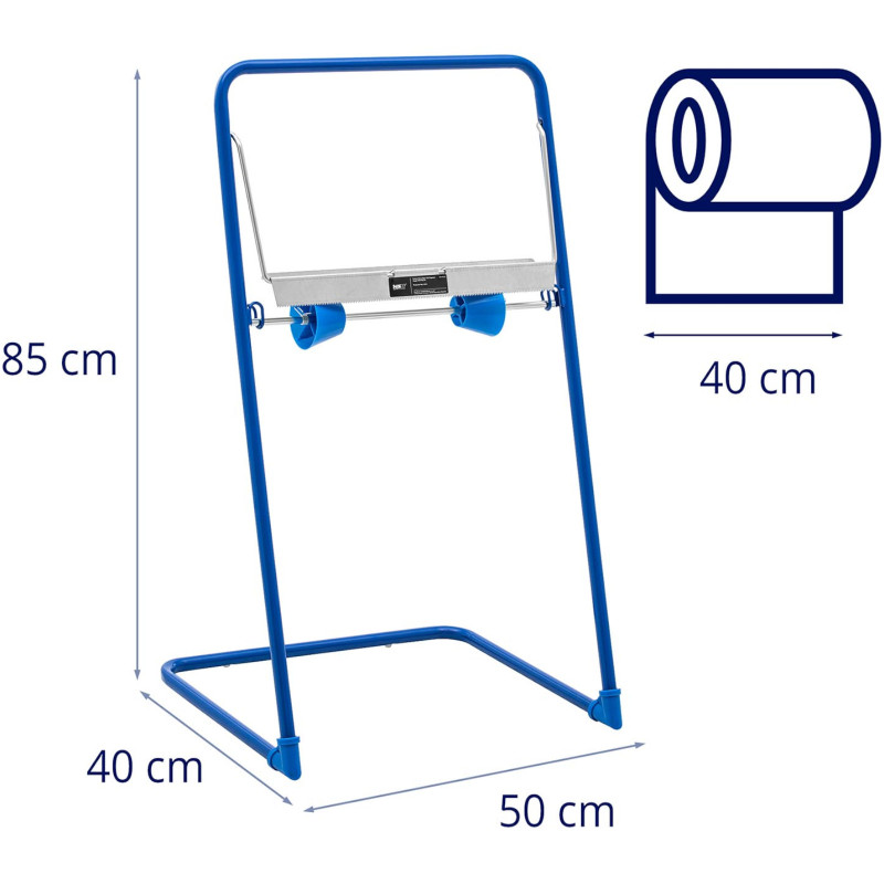 Grindų stovas pramoniniam valymo šluostei, plotis 40 cm, sk. Nuo 50 cm iki 10 kg