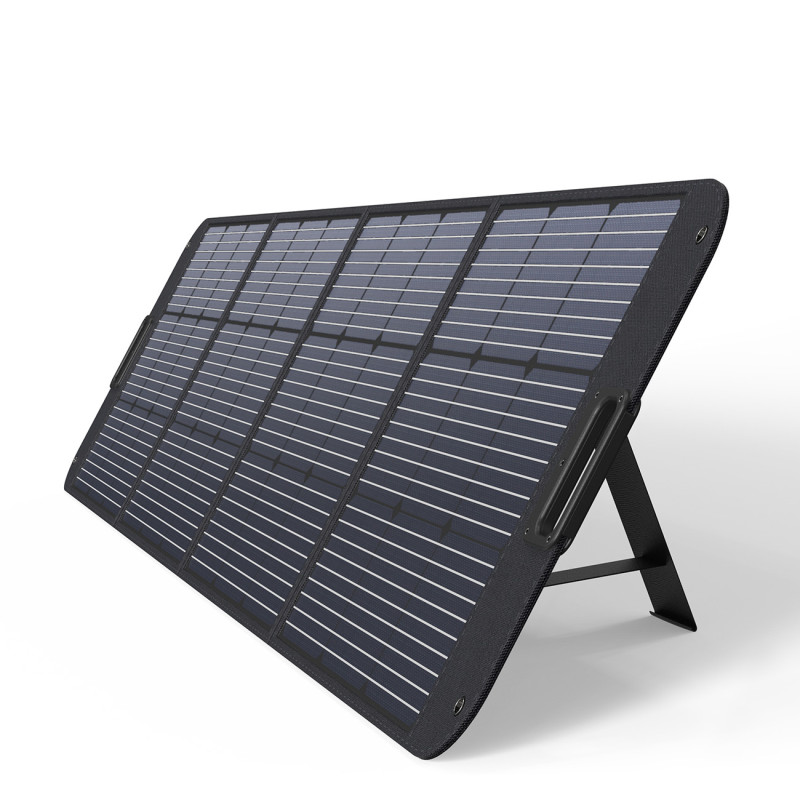 Saulės saulės įkroviklis 200W nešiojamas saulės skydelis juodas