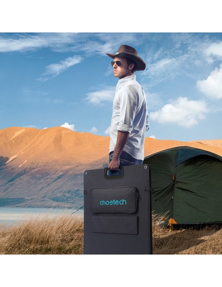 Saulės saulės įkroviklis 200W nešiojamas saulės skydelis juodas Saulės saulės įkroviklis 200W nešiojamas saulės skydelis juodas