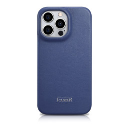 
Odinis dėklas iPhone 14 Pro Max su magnetiniu atvartu MagSafe CE Premium Leather mėlynas
