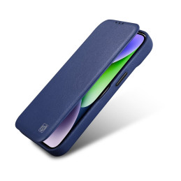 
Odinis dėklas iPhone 14 Pro Max su magnetiniu atvartu MagSafe CE Premium Leather mėlynas
