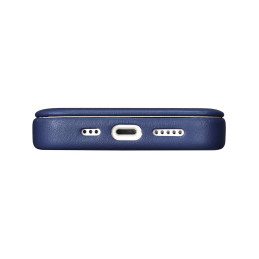 
Odinis dėklas iPhone 14 Pro Max su magnetiniu atvartu MagSafe CE Premium Leather mėlynas
