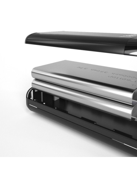 Powerbank 30000mAh Li-Po 4 x USB su LCD ekranu 2 A baltas