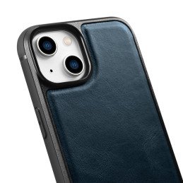 
Natūralios odos dėklas skirtas iPhone 14 Plus Leather Oil Wax, tamsiai mėlynas
