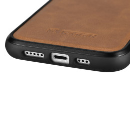 
Natūralios odos dėklas skirtas iPhone 14 Plus Leather Oil Wax, šviesiai rudas
