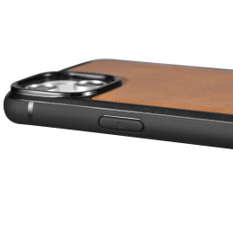 
Natūralios odos dėklas skirtas iPhone 14 Plus Leather Oil Wax, šviesiai rudas
