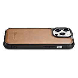 
Natūralios odos dėklas skirtas iPhone 14 Pro Max Leather Oil Wax šviesiai rudos spalvos

