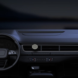 Magnetinis automobilinis išmaniojo telefono laikiklis ventiliacijos grotelėms C01 pilka