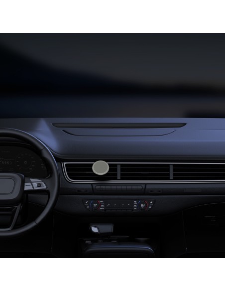 Magnetinis automobilinis išmaniojo telefono laikiklis ventiliacijos grotelėms C01 pilka Magnetinis automobilinis išmaniojo telefono laikiklis ventiliacijos grotelėms C01 pilka