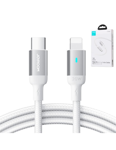 USB-C – žaibo kabelis su LED indikatoriumi 20W A10 Serija 1,2 m baltas
 
USB-C – žaibo kabelis su LED indikatoriumi 20W A10 Serija 1,2 m baltas
