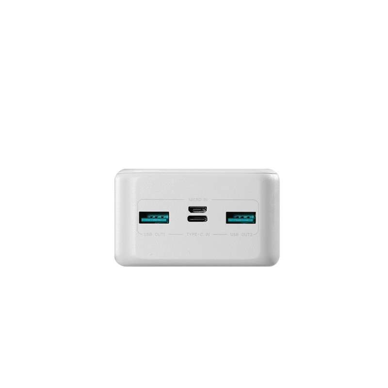 Powerbank 30000mAh Dazzling Series 12W balta