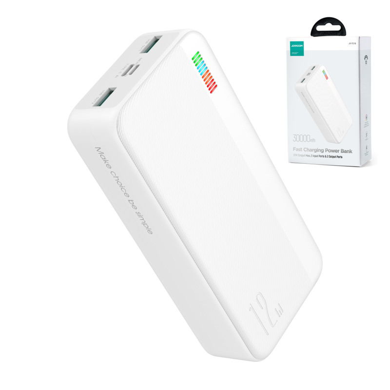 Powerbank 30000mAh Dazzling Series 12W balta