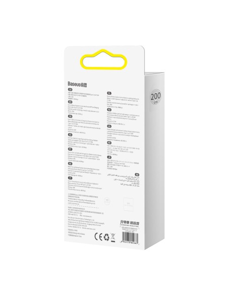 Explorer serijos laidas USB-C laidas iPhone Lightning 20W 2m juodas