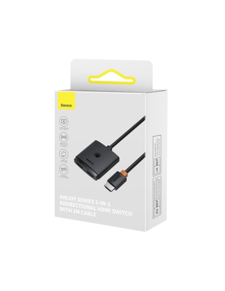 2in1 adapteris HDMI skirstytuvas 4K 60Hz dvikryptis AirJoy 1m juodas
 
2in1 adapteris HDMI skirstytuvas 4K 60Hz dvikryptis AirJoy 1m juodas