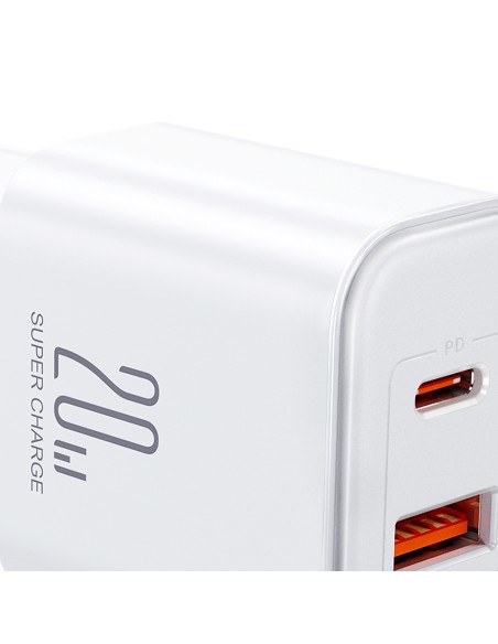 Greitas 20 W USB-C USB-A sieninis įkroviklis + 1 m iPhone Lightning laidas
 
Greitas 20 W USB-C USB-A sieninis įkroviklis + 1 m iPhone Lightning laidas