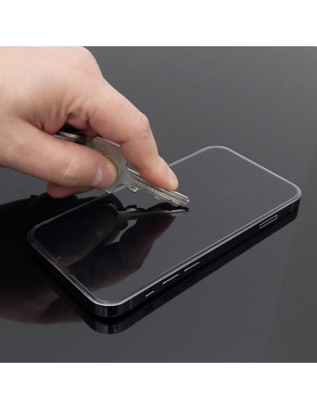 
Privatus apsauginis stiklas su Anti Spy filtru, skirtas iPhone 15, juodas
