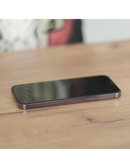 
Privatus apsauginis stiklas su Anti Spy filtru, skirtas iPhone 15, juodas

