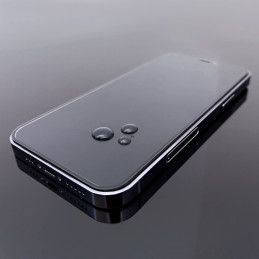
SET 2x viso ekrano grūdintas stiklas su rėmeliu iPhone 15 Pro, juodas
