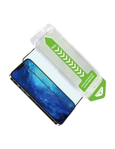 
9H grūdintas stiklas su tvirtinimo rėmeliu iPhone 14 Pro Premium Glass, juodas
