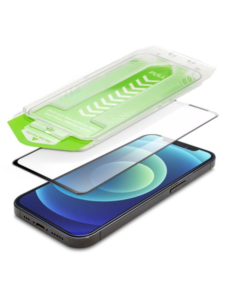
9H grūdintas stiklas su tvirtinimo rėmeliu iPhone 14 Pro Premium Glass, juodas
