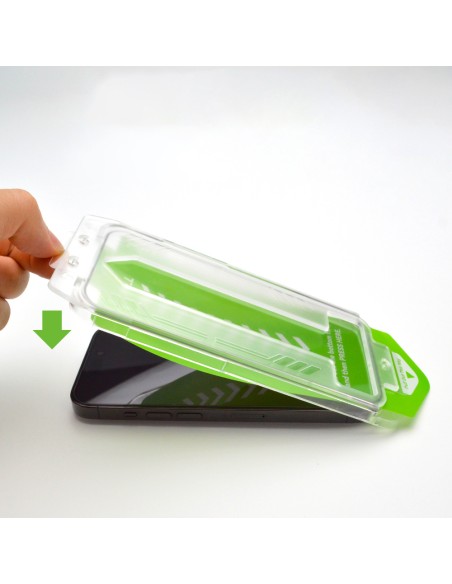 
9H grūdintas stiklas su tvirtinimo rėmeliu iPhone 14 Pro Premium Glass, juodas
