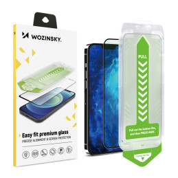 
9H grūdintas stiklas su tvirtinimo rėmeliu iPhone 14 Plus Premium Glass, juodas
