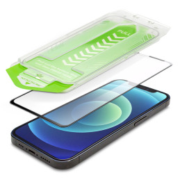 
9H grūdintas stiklas su tvirtinimo rėmeliu iPhone 14 Premium Glass, juodas
