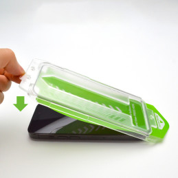 
9H grūdintas stiklas su tvirtinimo rėmeliu iPhone 14 Premium Glass, juodas
